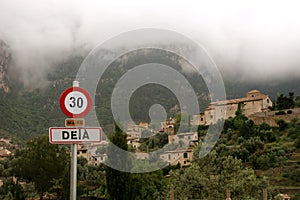 DeiÃÂ  in the Tramuntana mountains of Majorca photo